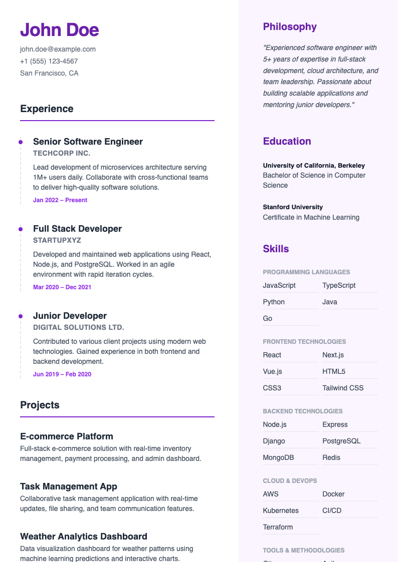 Violet Modern